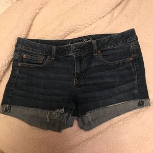 Dark Wash Denim Shorts